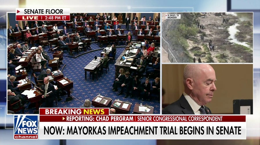If Democrats stay together, they can finish Mayorkas impeachment trial: Chad Pergram