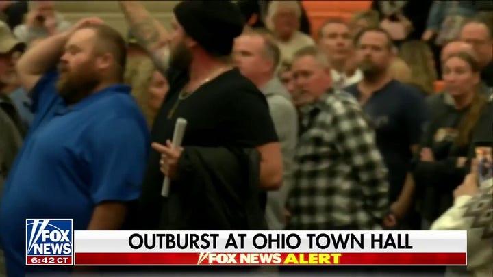 East Palestine, Ohio, town hall erupts as citizens vent their anger