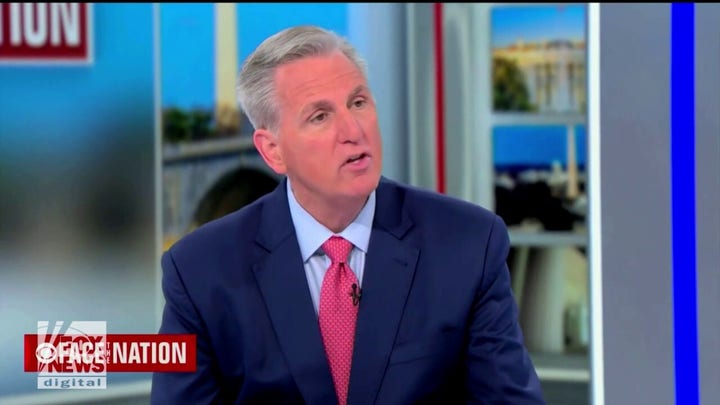 Rep. McCarthy pushes back against CBS' Margaret Brennan