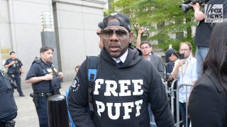 Diddy's friend, Charlucci Finney, speaks with reporters outside New York City courthouse