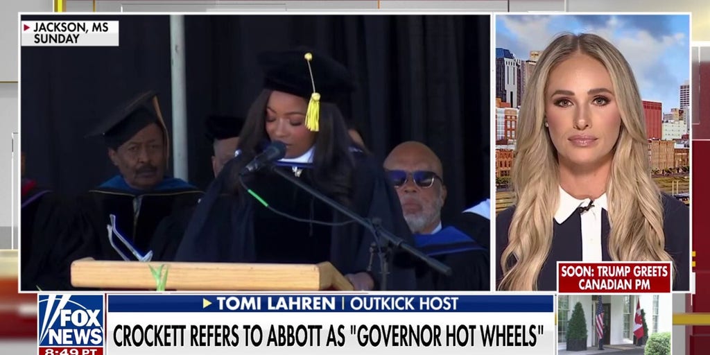 Jasmine Crockett under fire for rhetoric at commencement address
