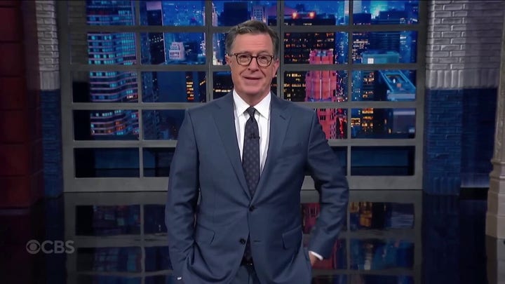 Colbert mocks new Paramount head on 'National Boss’s Day,' months after the host announced the show would end in May 2026.