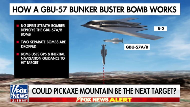GBU-57 bunker buster bomb could target Iran's nuclear site
