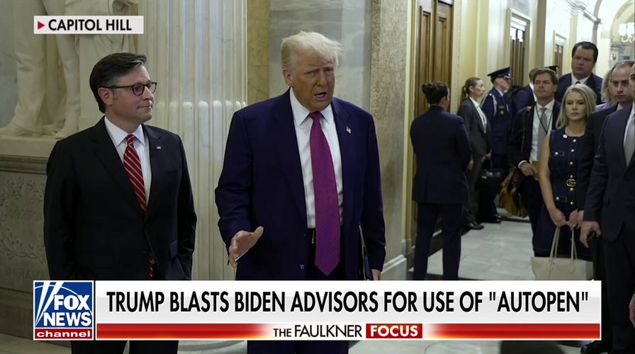 Trump accuses Biden admin of 'using autopen for everything' 