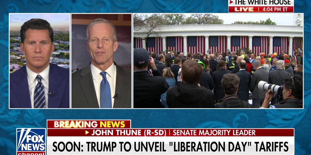 Trump’s tariff agenda is designed to ‘jumpstart’ the economy, says Sen. John Thune