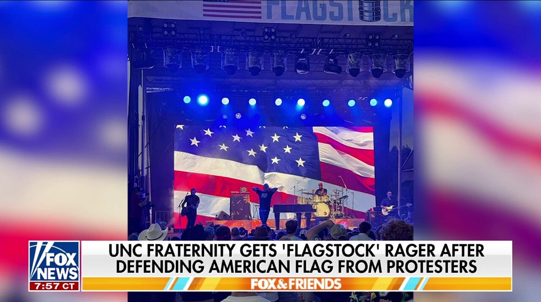 UNC Fraternity Rewarded with ‘Flagstock’ Rager After Defending American Flag