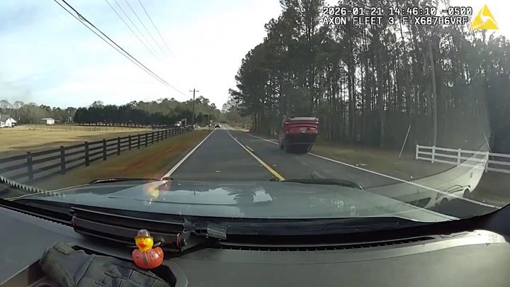 Georgia teen arrested after stolen SUV flips during police chase