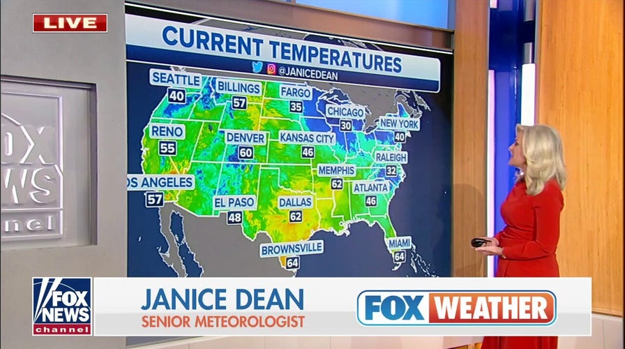 National weather forecast for November 16