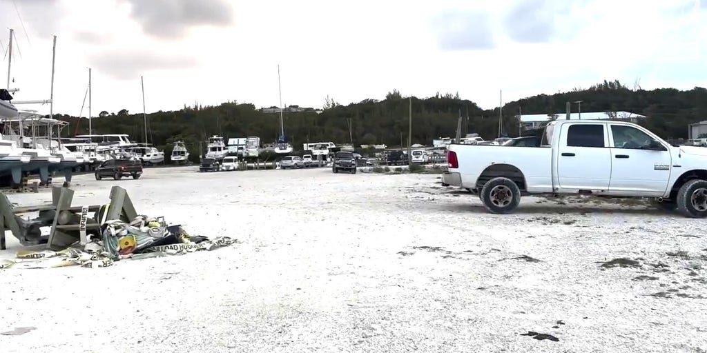 The beach and marina where locals say Brian Hooker washed ashore