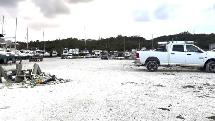 The beach and marina where locals say Brian Hooker washed ashore