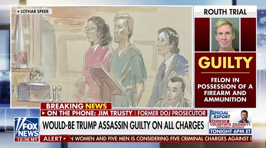  Former DOJ prosecutor says the ‘evidence is overwhelming’ after would-be Trump assassin found guilty on all charges