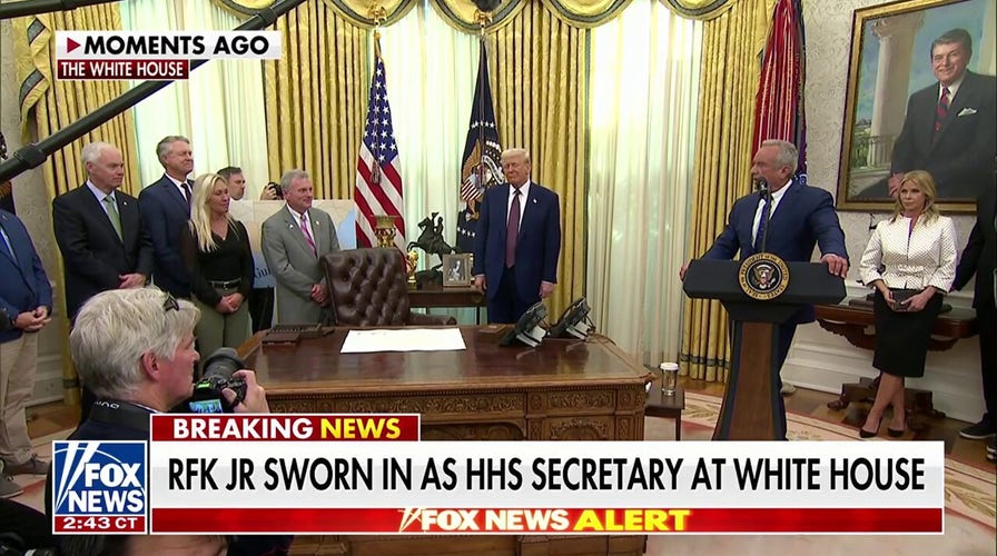 Robert F. Kennedy Jr. sworn in as Health and Human Services secretary