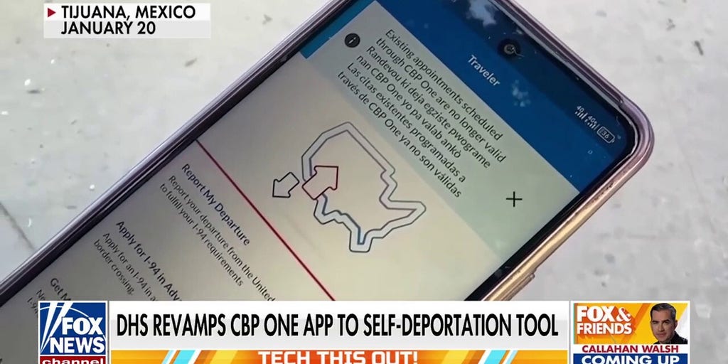 Trump admin relaunches Biden migrant app as self-deportation tool