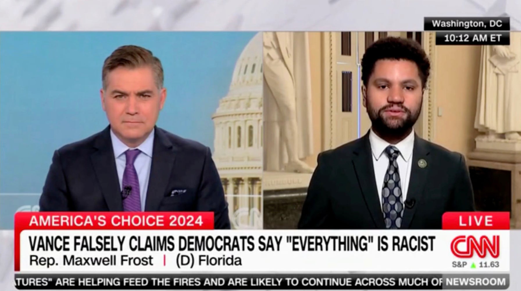 Equating 'DEI Hire' with Racial Slur: Florida Rep. Maxwell Frost Blasts GOP Attacks on Kamala Harris