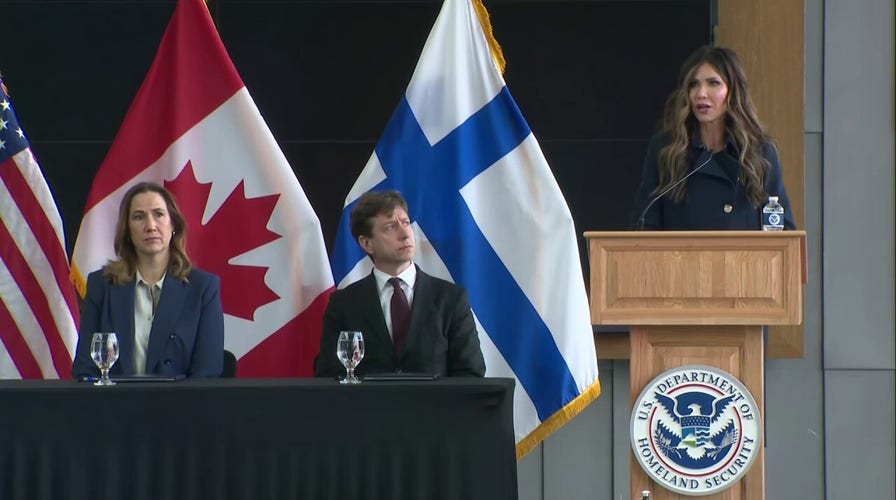 Noem announces Arctic defence  pact with Canada, Finland to antagonistic  rival powers