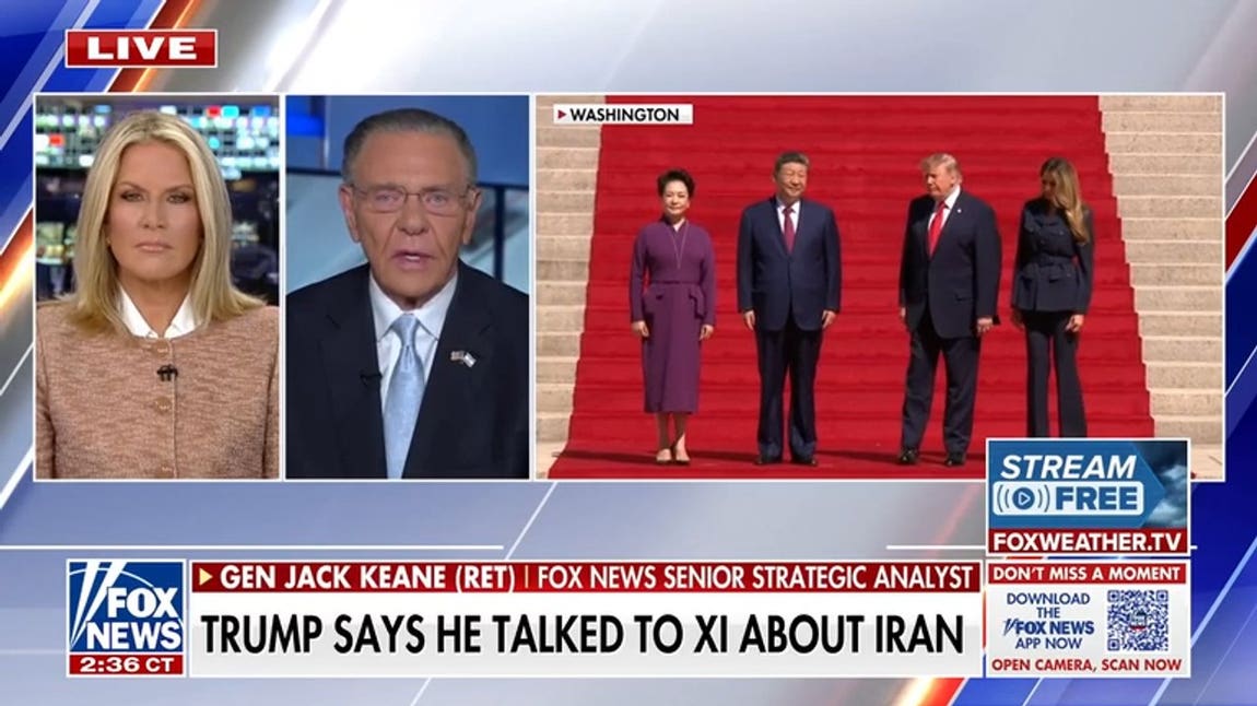 Gen Jack Keane: Xi wants Iran to drag out the war, weaken US influence