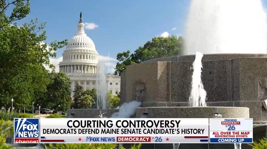 Democrats defend Maine Senate candidate's controversial history