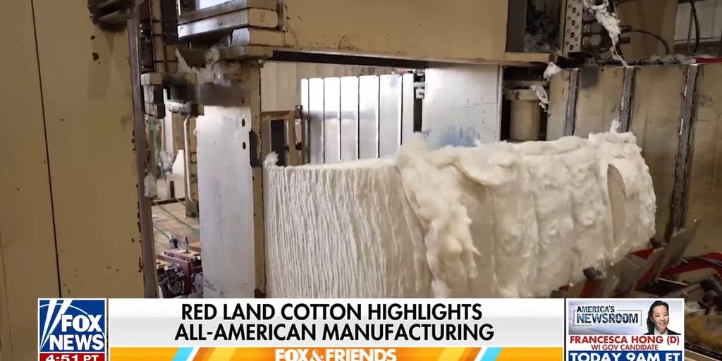 Ainsley Earhardt highlights Red Land Cotton's American manufacturing