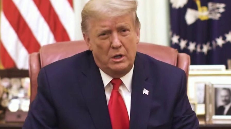 Trump warns of 'unprecedented assault on free speech' since riot