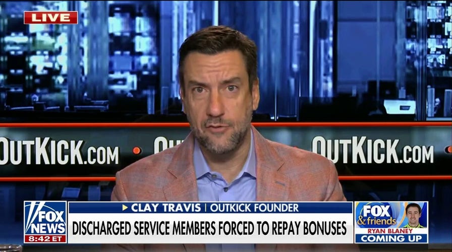 Military members fired over vaccine mandate being forced to repay bonuses is ‘indefensible’: Clay Travis