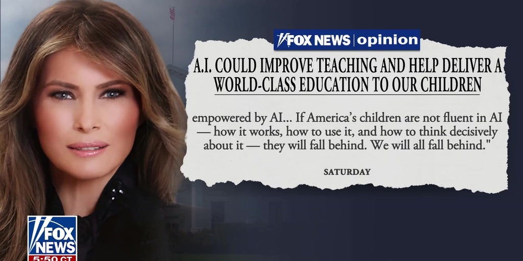 Melania Trump promotes AI as education tool