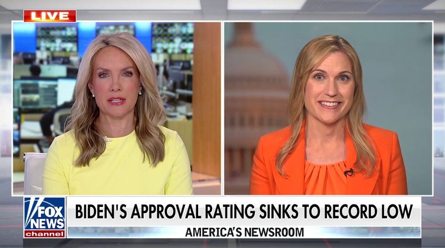 Biden's approval rating sinks to new low as 2022 elections loom