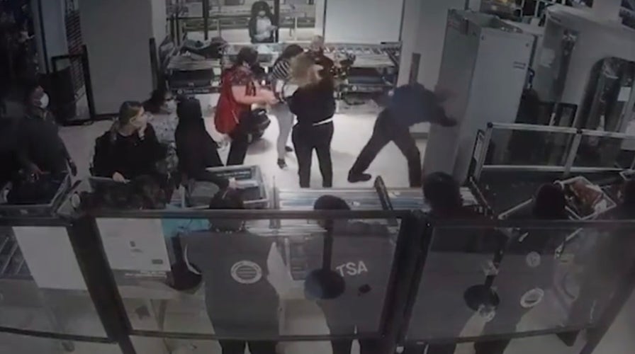 Powerful video shows hero TSA officer springing into action to save baby's life