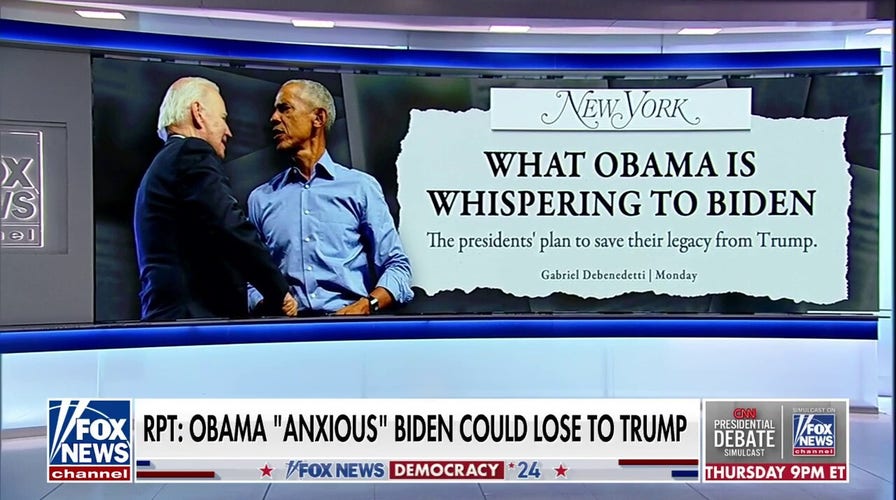 New report reveals Obama anxious Biden could lose to Trump