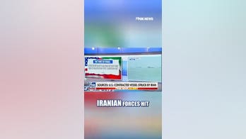 Iran strikes US-contracted vessel