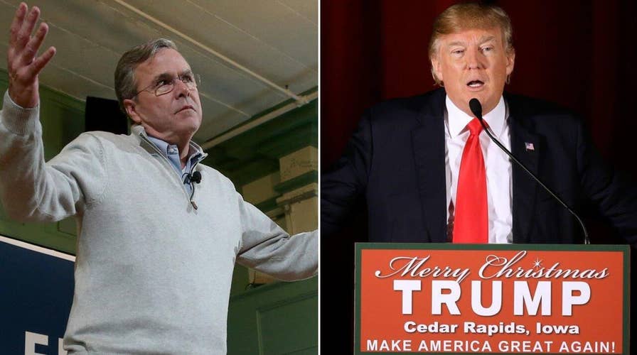 Jeb calls Trump a 'jerk,' Trump calls Jeb an 'embarrassment'