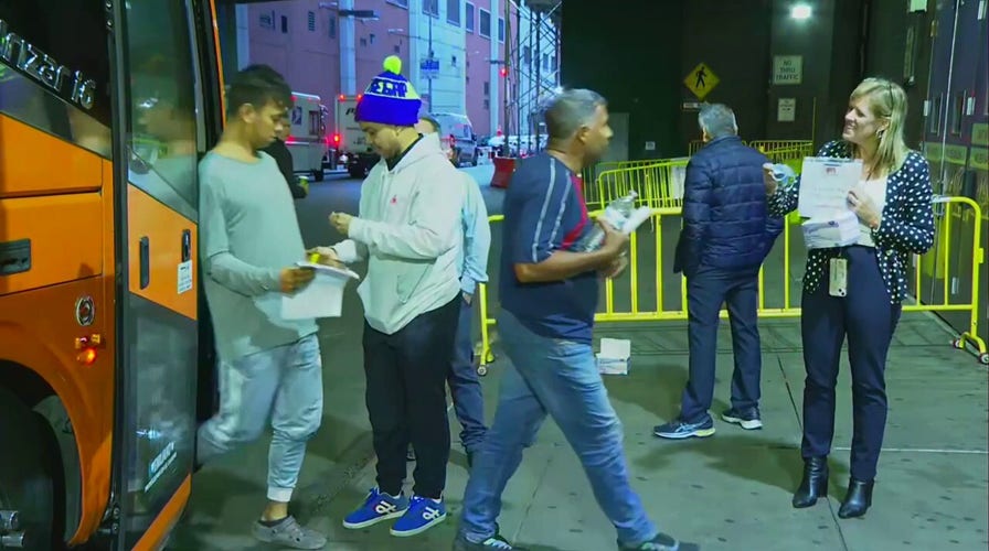 Migrant bus arrives in NYC