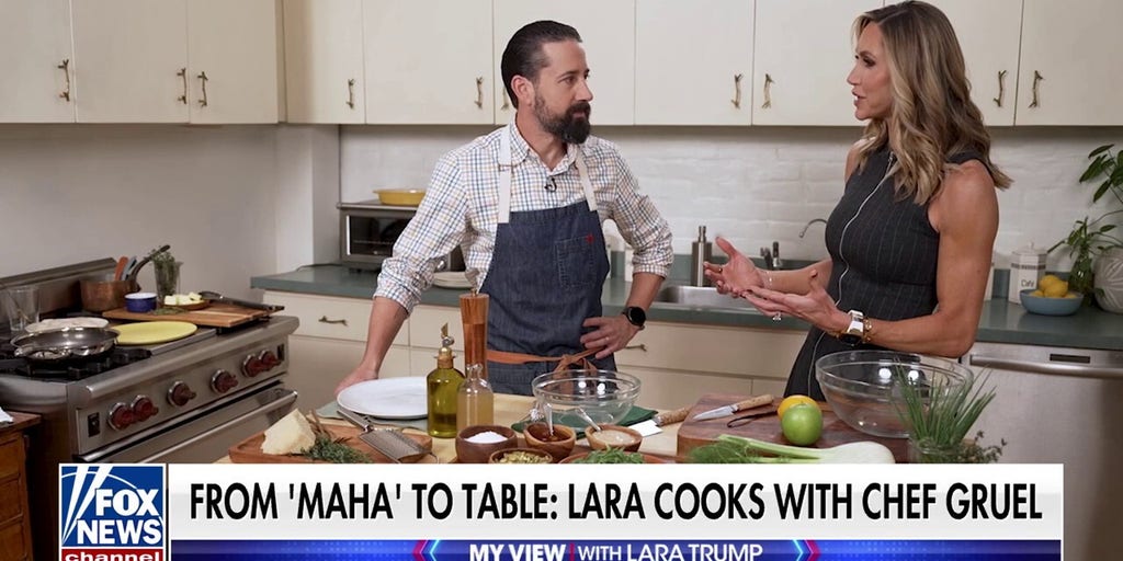Lara Trump joins Andrew Gruel to cook in the 'Make America Healthy Again' era