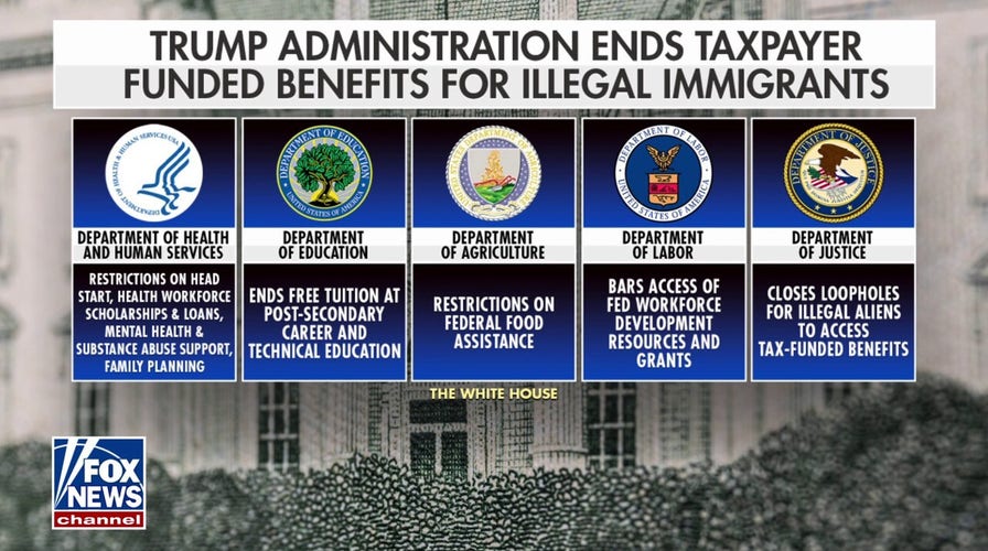 Trump cracks down on free tuition, taxpayer benefits to illegal immigrants