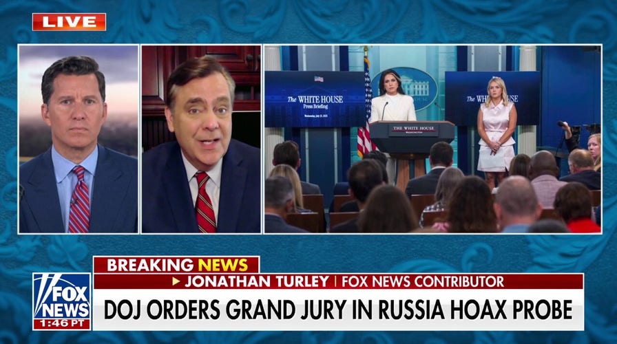 Jonathan Turley reveals who could be subject to a 'trifecta' of charges in the Russia hoax
