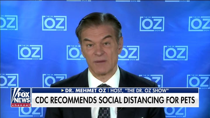Dr. Oz says pets should be distancing from other pets amid COVID-19 pandemic