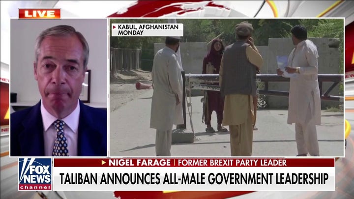 Nigel Farage: 'No way' Taliban have changed
