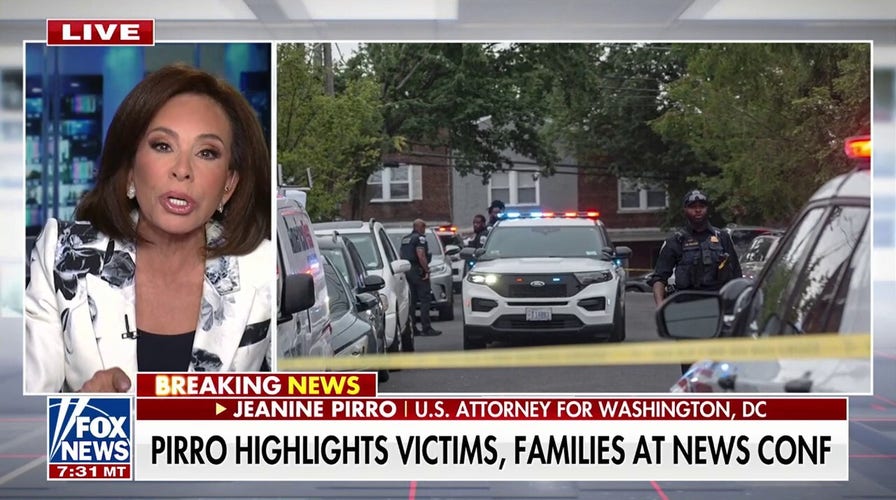 Pirro sounds alarm on youth murders in DC, says young people 'emboldened' to commit crimes