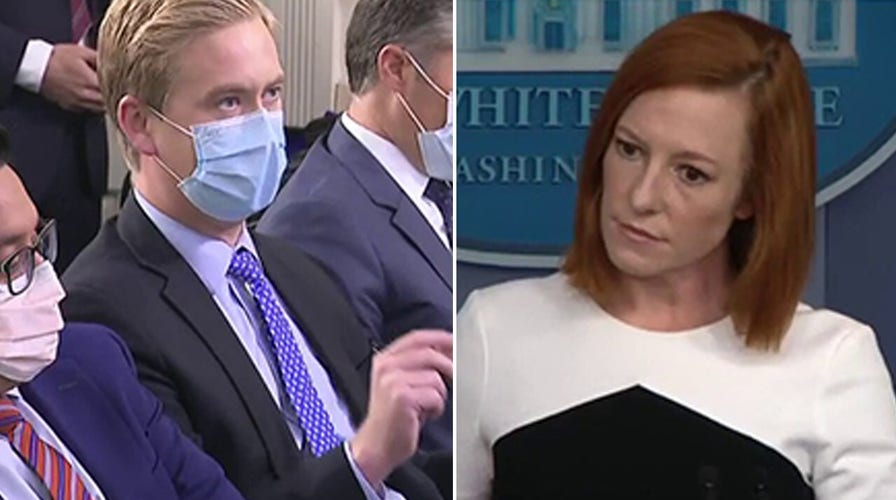 Peter Doocy asks Psaki about White House refusal to give migrant numbers 