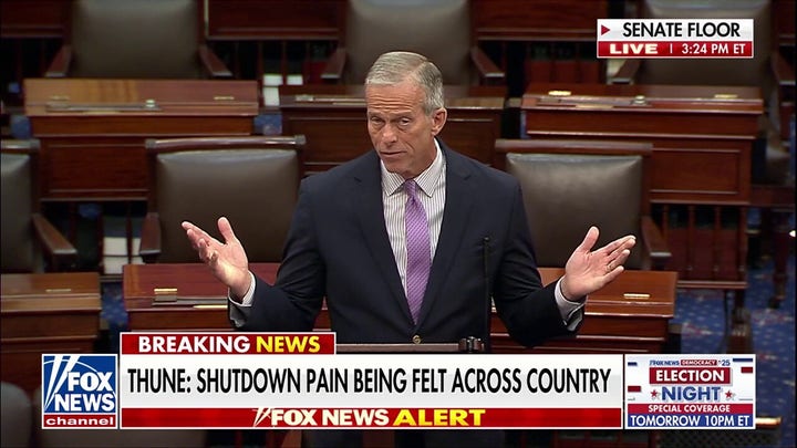 Senate Majority Leader Thune: There are no winners in government shutdown, plenty of losers