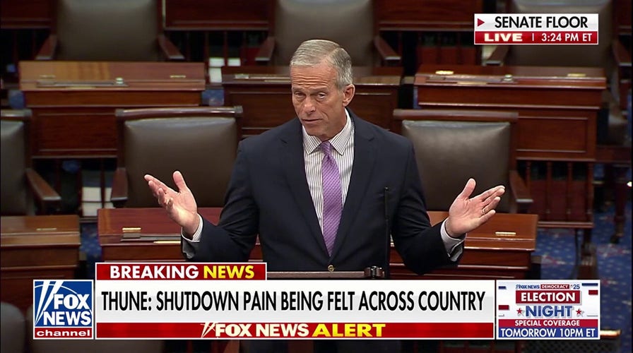 Senate Majority Leader Thune: There are no winners in government shutdown, plenty of losers