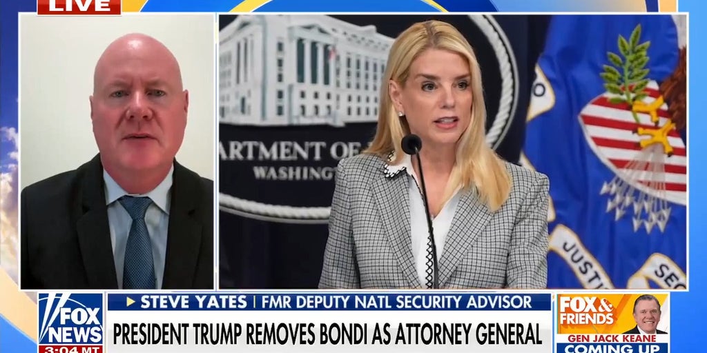 Steve Yates discusses Pam Bondi's contributions after her removal as attorney general
