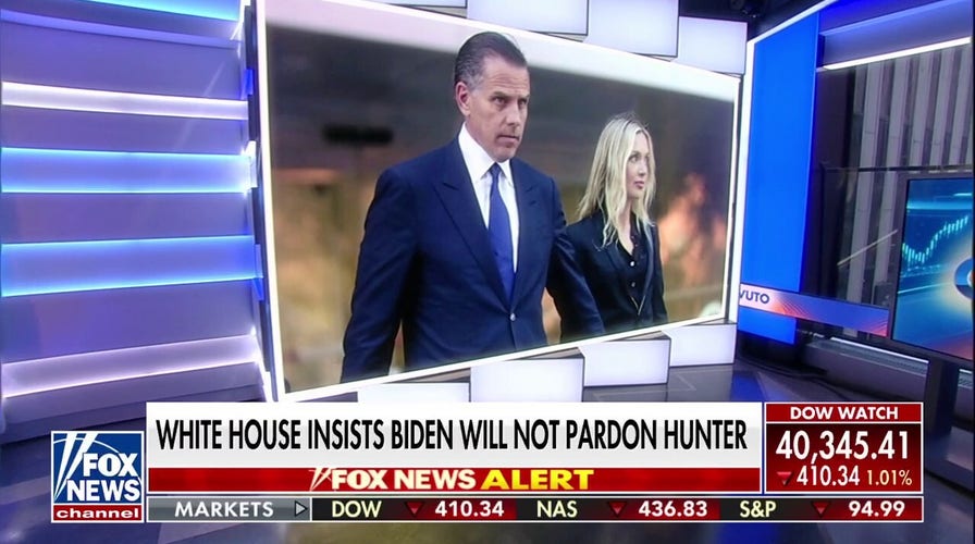 As Hunter faces December sentencing, will Biden stand firm on not pardoning his son?