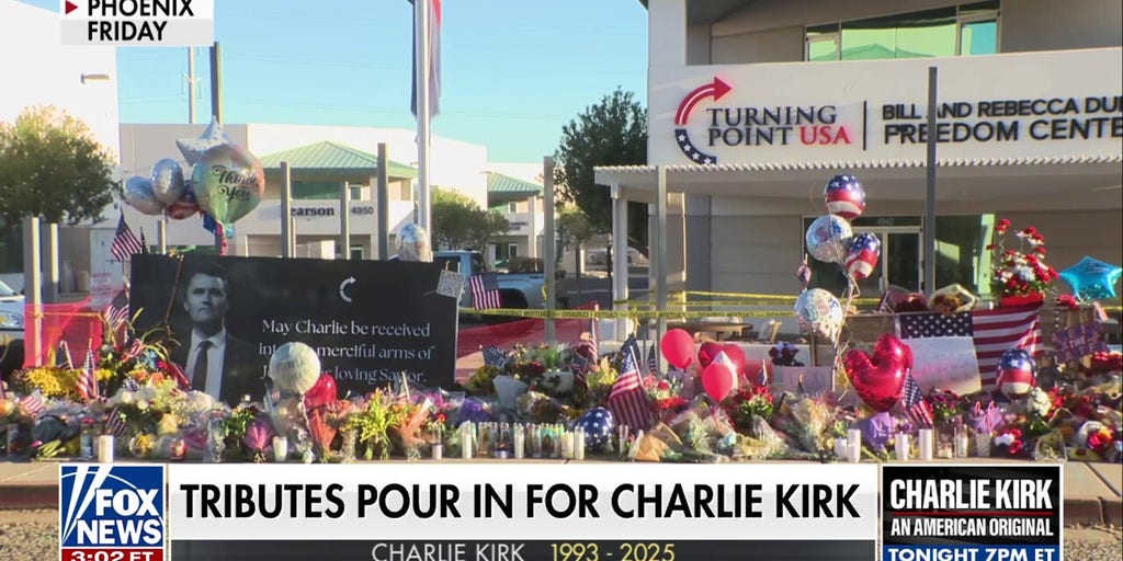 'Charlie Kirk was not a coward': Tributes pour in at Turning Point USA headquarters