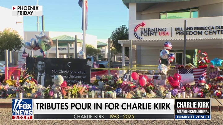 'Charlie Kirk was not a coward': Tributes pour in at Turning Point USA headquarters