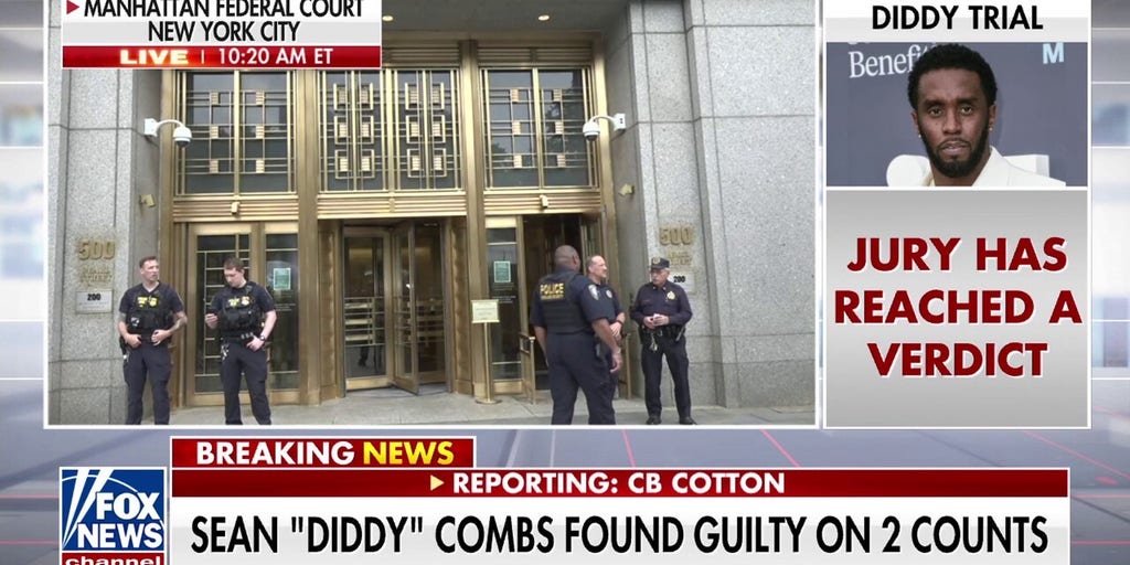 Sean 'Diddy' Combs found guilty on 2 counts, acquitted on most serious charges