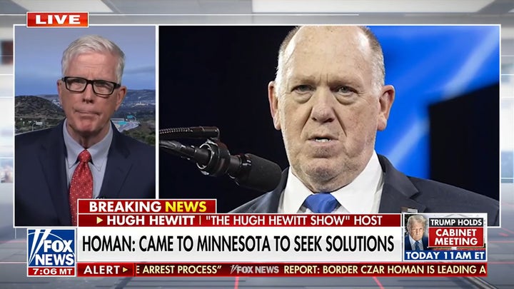 Hugh Hewitt praises Tom Homan's communication on border policy amid 'ramped-up rhetoric'