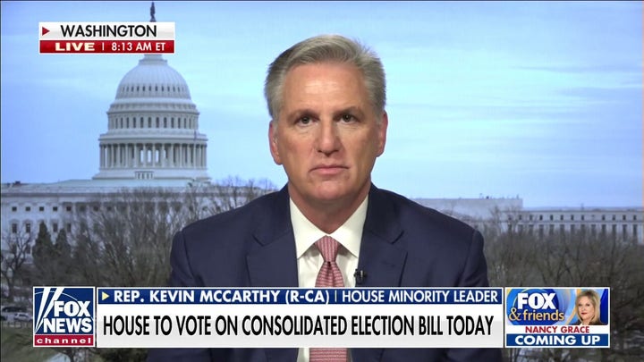 McCarthy: Election bill about 'gaming the system'