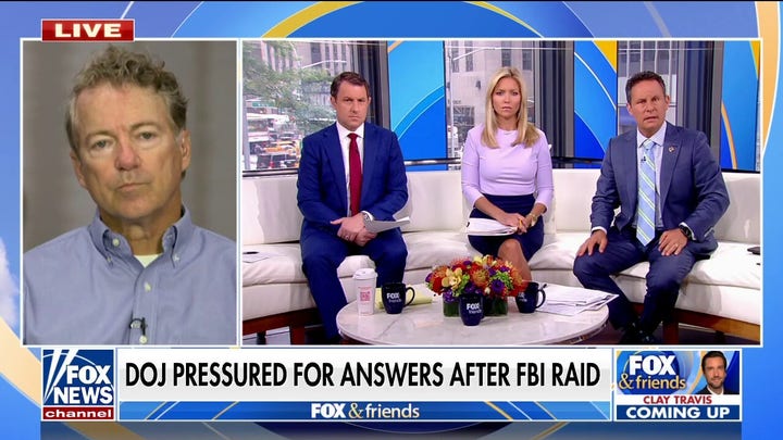 Rand Paul: FBI raid on Mar-a-Lago is ‘attack on the rule of law'