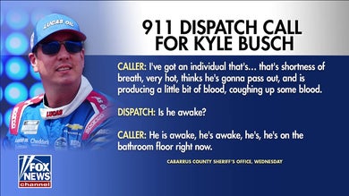 911 call reveals Kyle Busch was coughing up blood before death