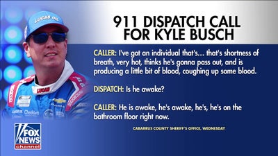 911 call reveals Kyle Busch was coughing up blood before death